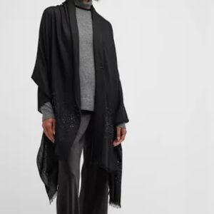 NWT- Henri Bendel SILK CASHMERE SEQUIN scarf! Party  plz read DESCRIPTION